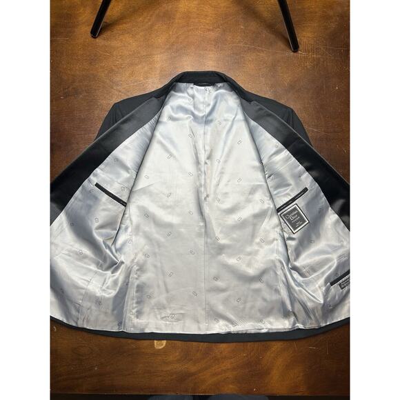 VTG Designer Christian Dior Monsieur Paris New York Suit Jacket Tuxedo Sz Medium - Picture 4 of 15